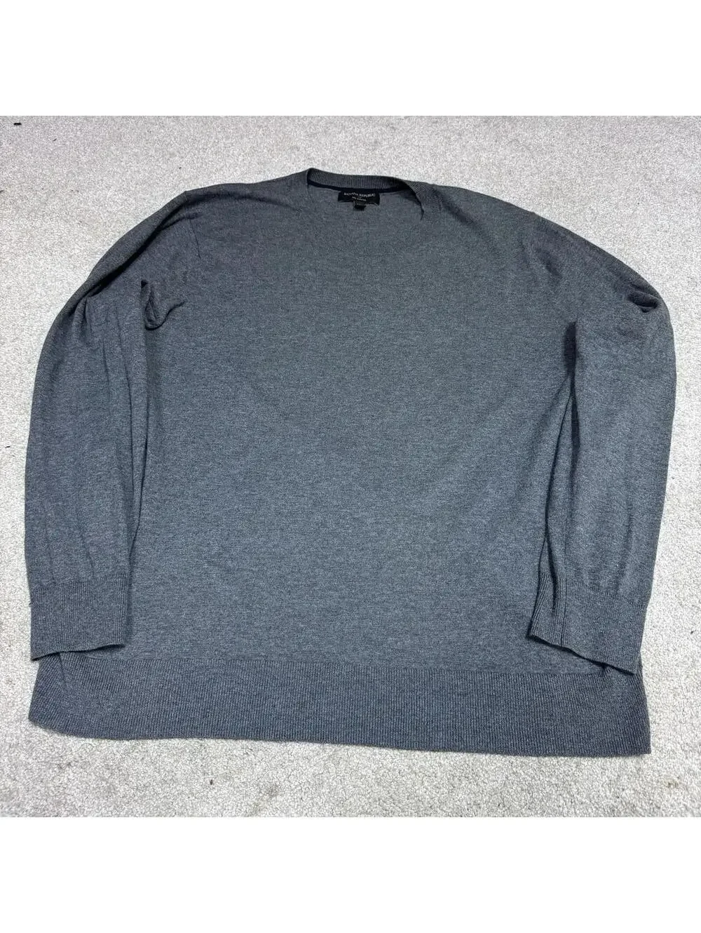 Banana Republic Sweater Men’s Gray Long Sleeve Pullover Size XL